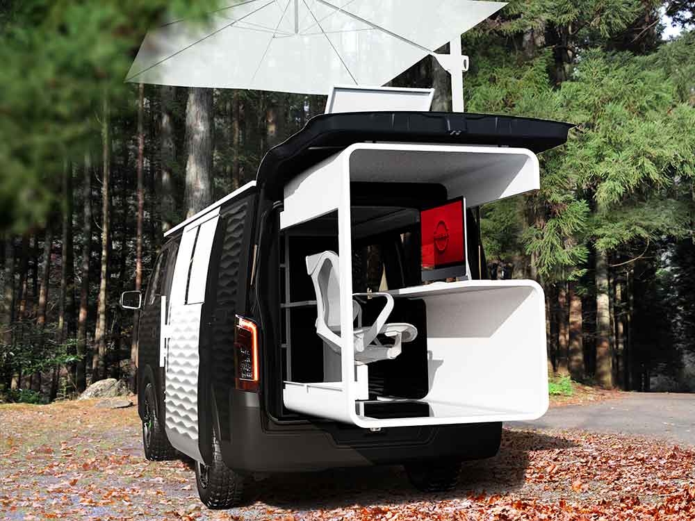 NV350 Caravan Office Pod Concept Pod