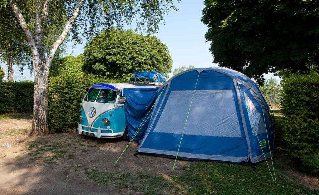 Camping in Burgundy