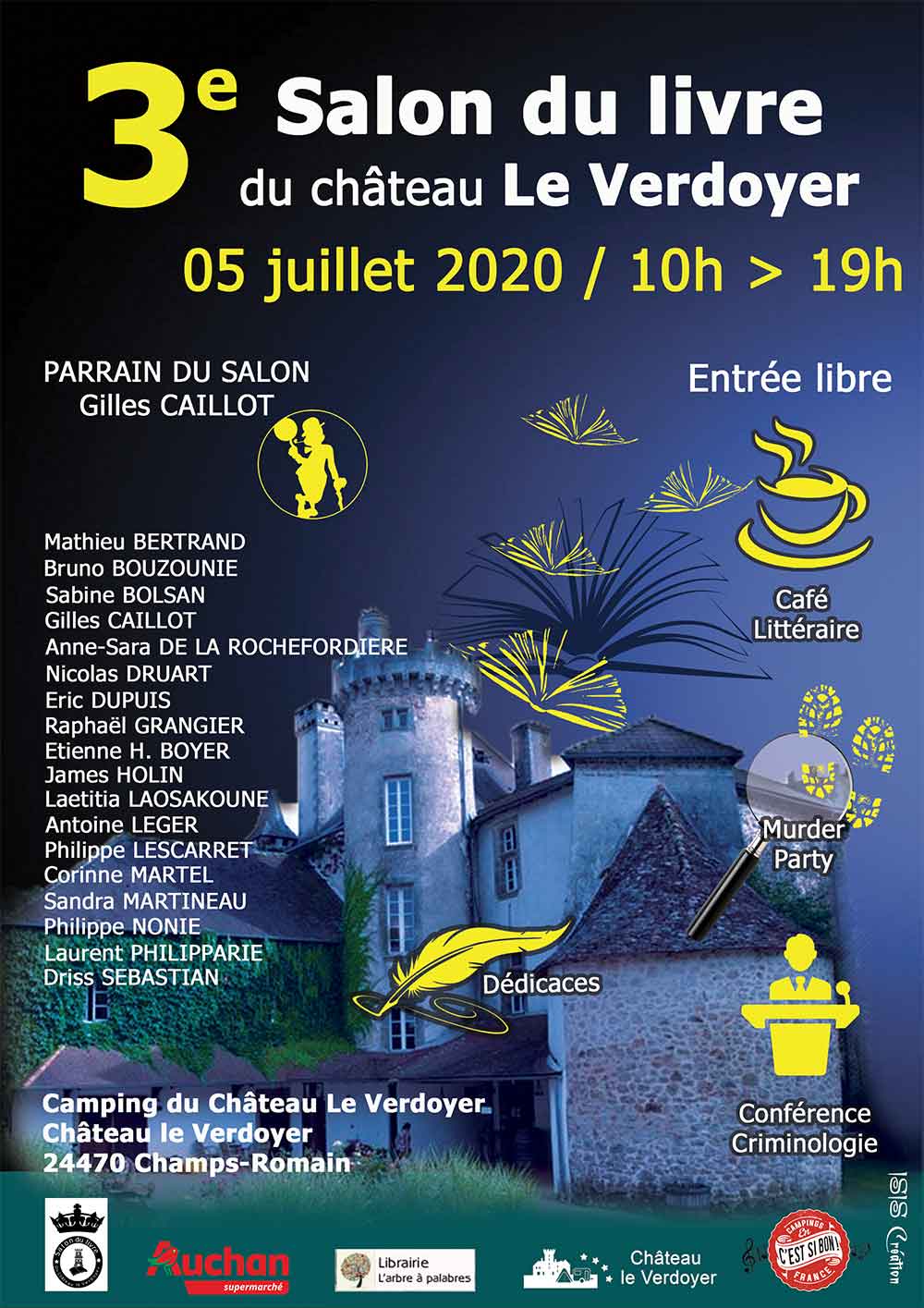 Salon du livre camping dordogne