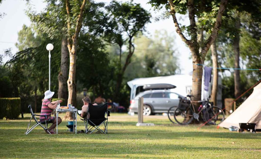 Camping in Burgundy