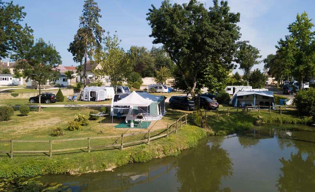 Camping in Burgundy