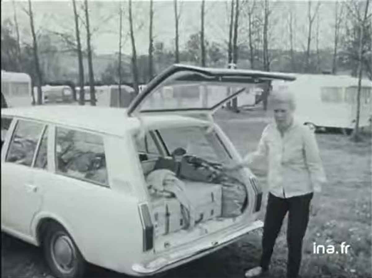 Camping dans les années 1960