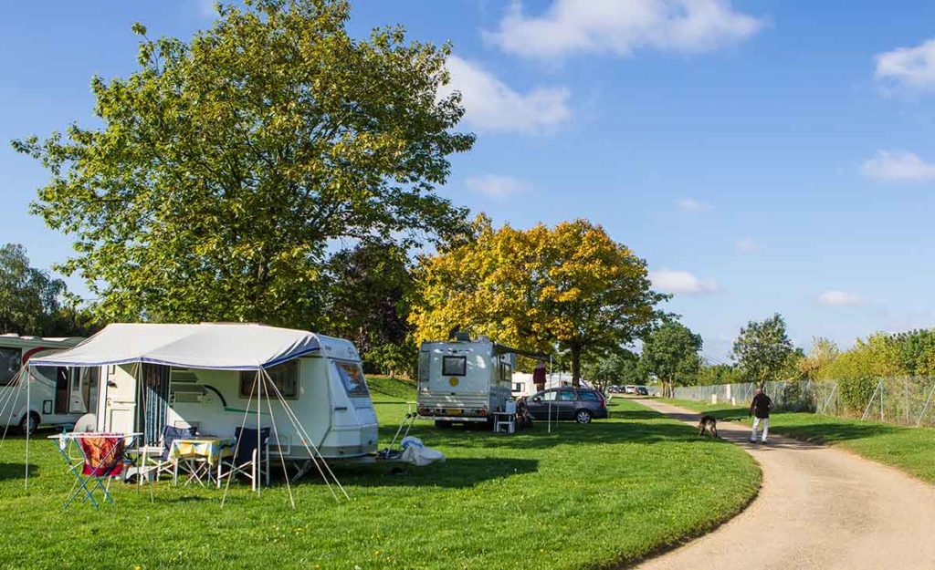 Camping in Burgundy