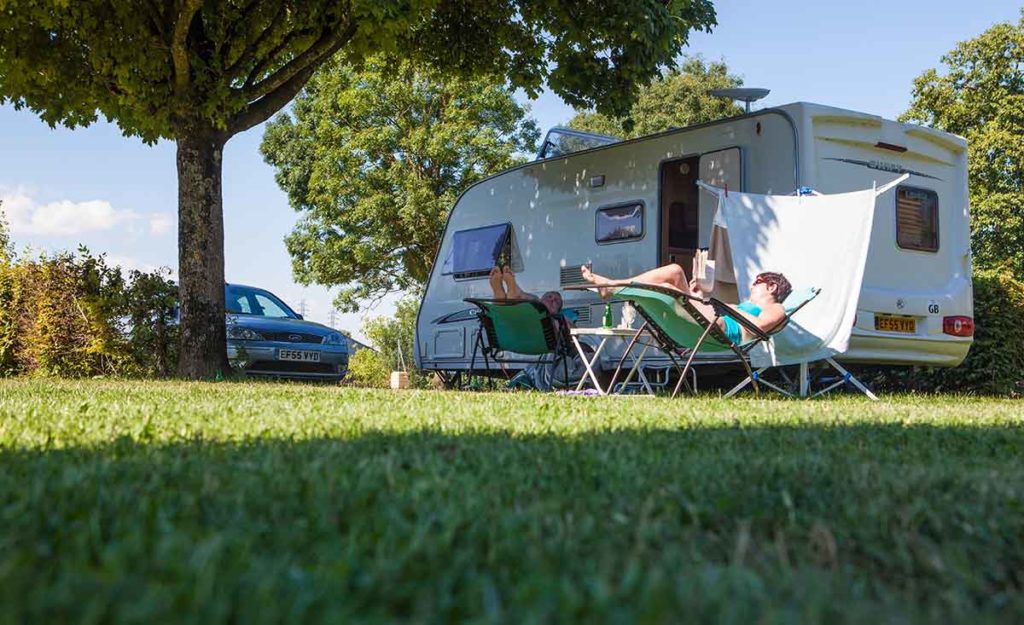 Camping in Burgundy