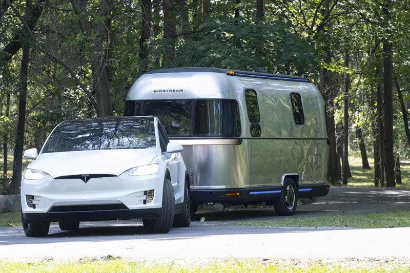 Caravane électrique Airstream