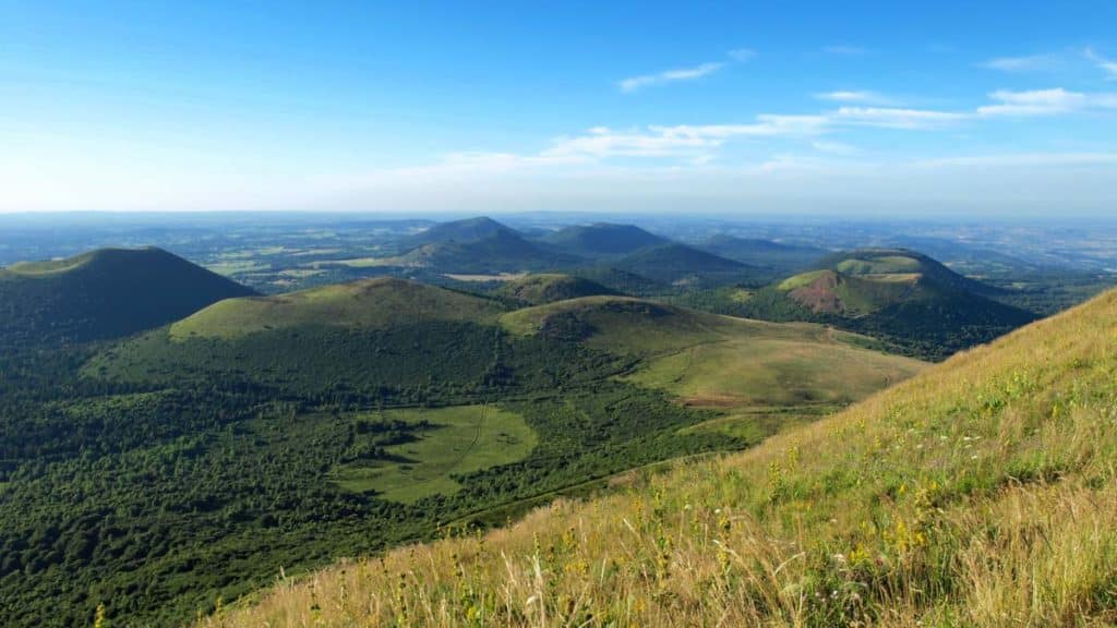 Camping dans les volcans d'Auvergne