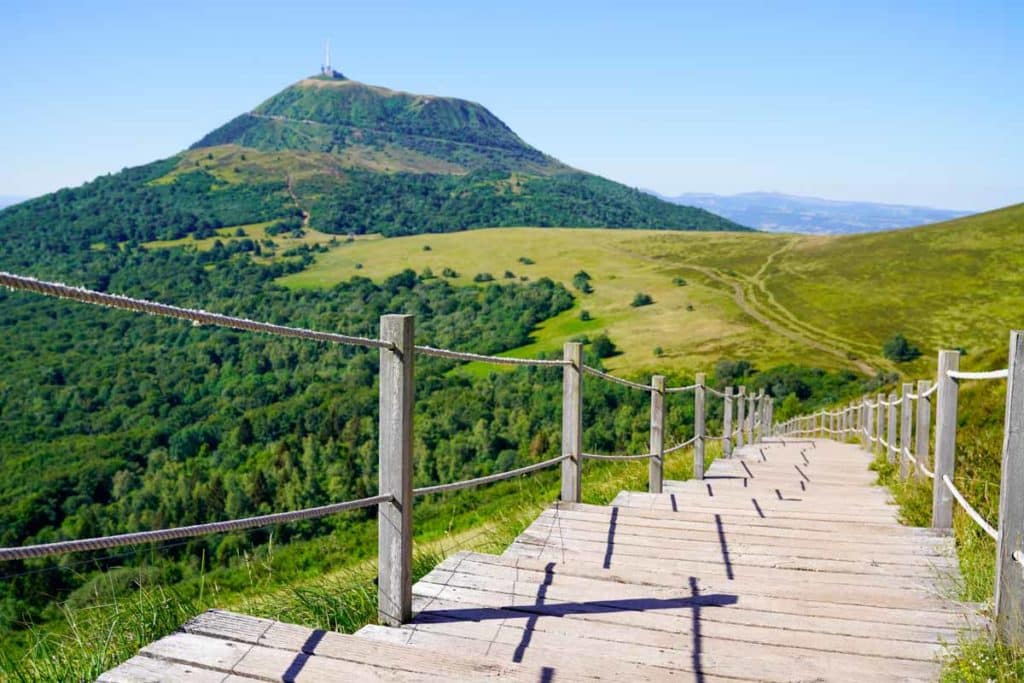 Camping dans les volcans d'Auvergne