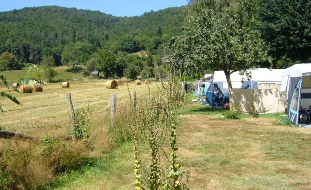 Emplacement de camping en Corrèze