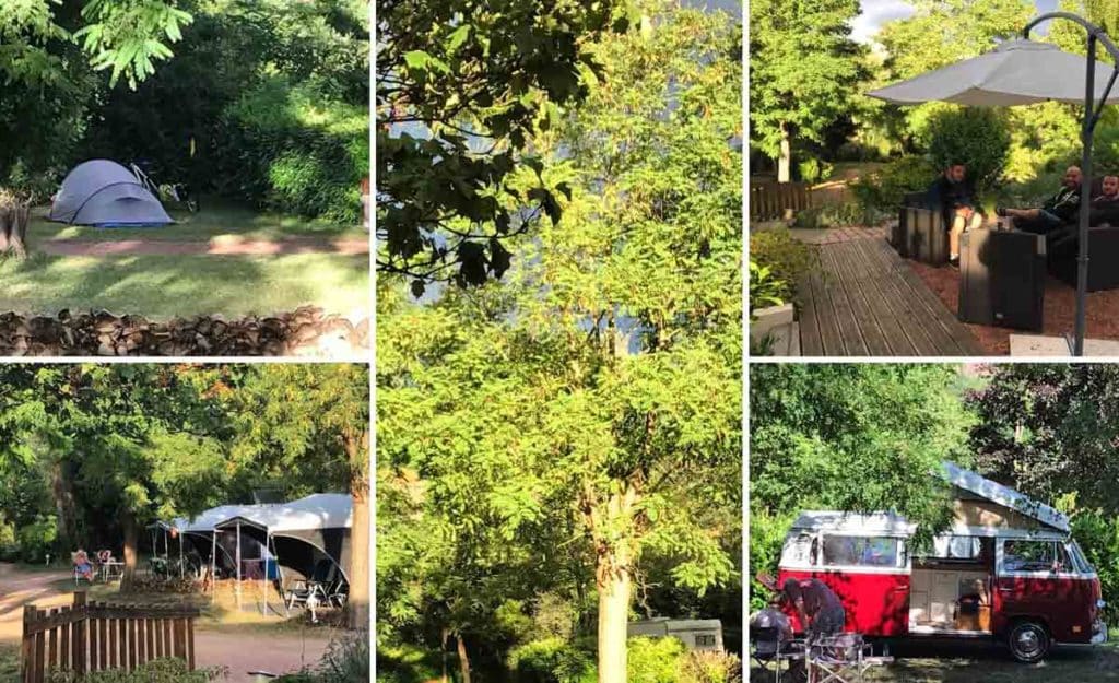 Camping pour caravane dans la Loire