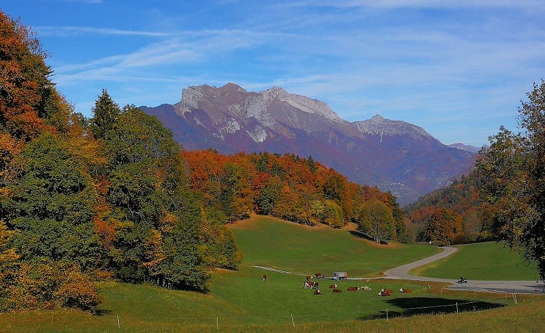 Camping pour caravane en Haute-Savoie