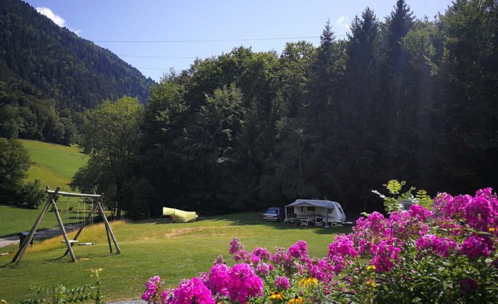 Camping pour caravane en Haute-Savoie