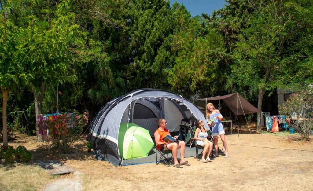 Petit camping à Avignon