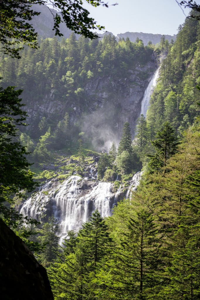 Camping à proximité de la cascade d'Ars