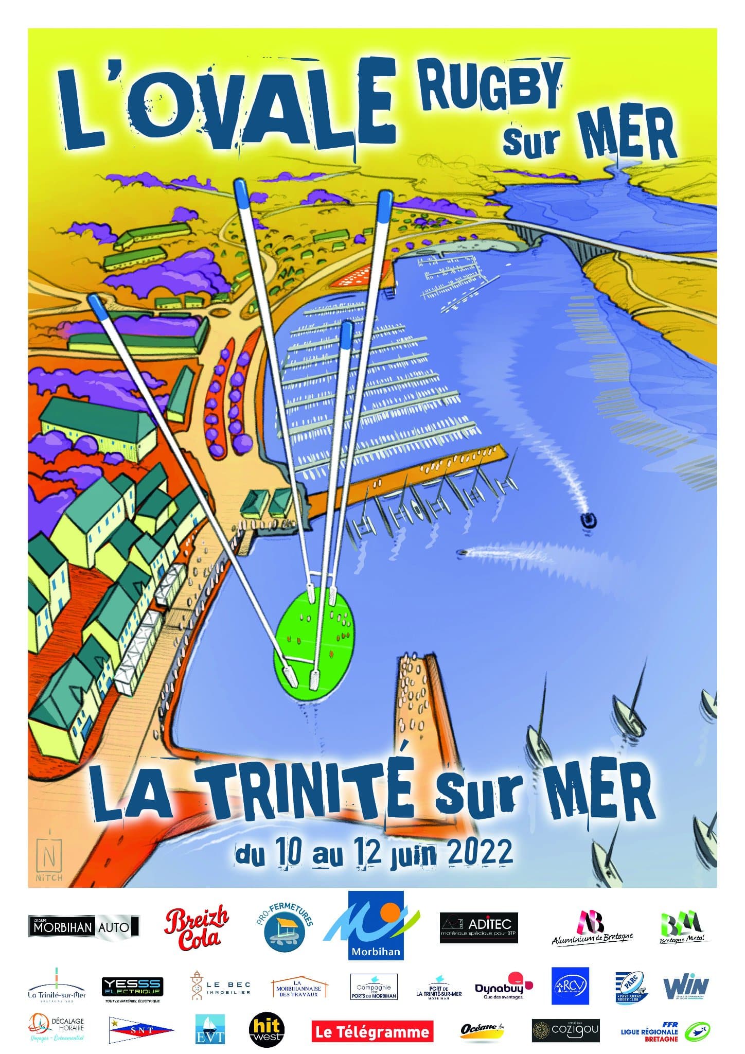 Tournoi de rubgy la Trinté sur Mer