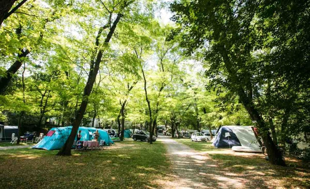 Emplacement de camping en Ardèche