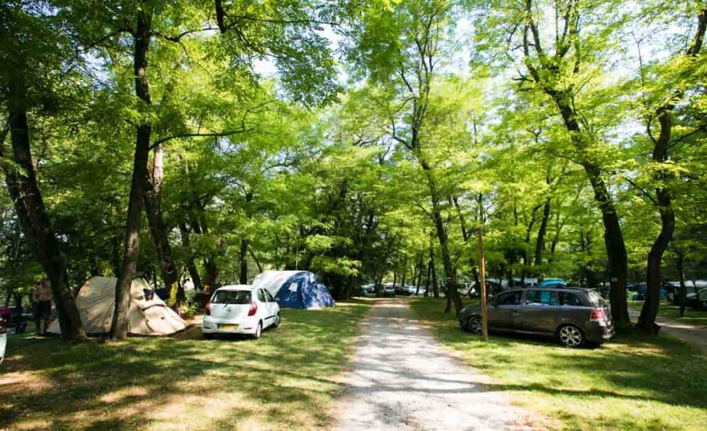 Emplacement de camping en Ardèche