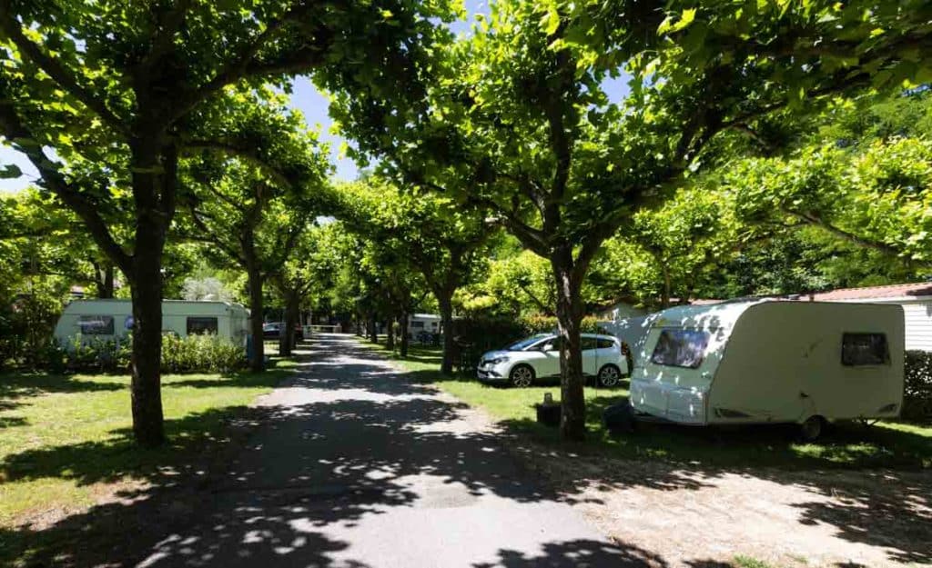 Emplacement de camping en Ardèche