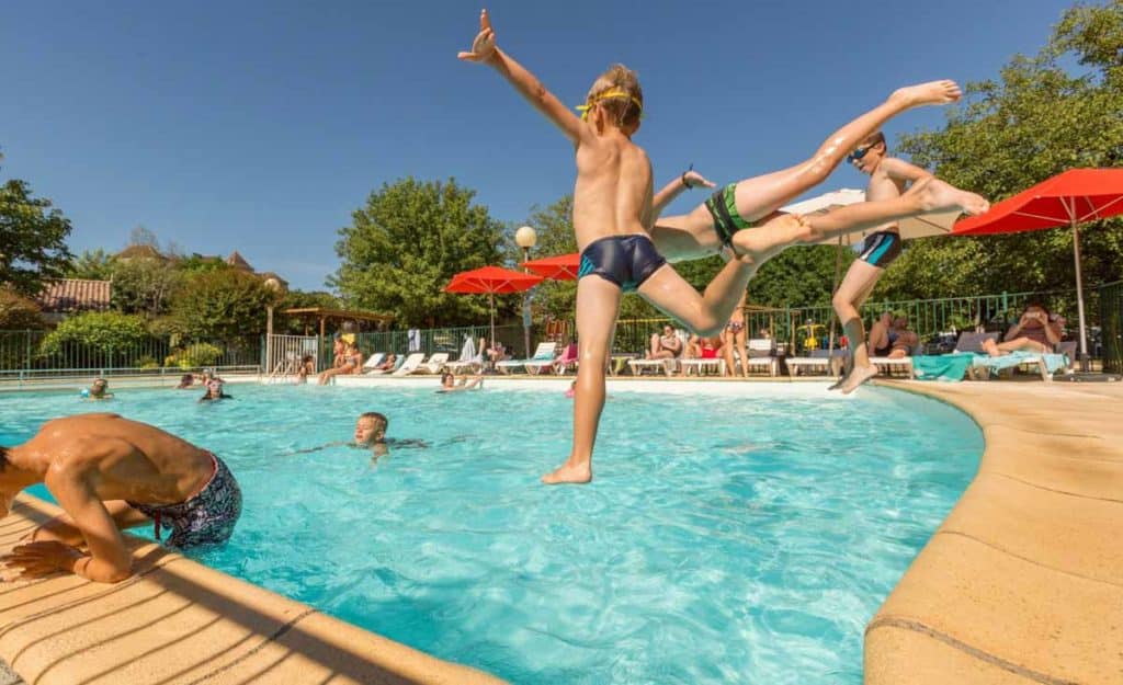 Emplacement de camping dans le Lot