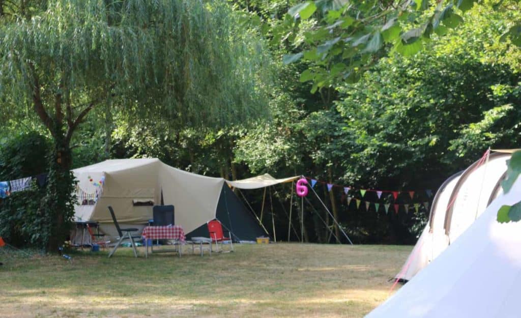 Emplacement de camping dans le Cantal