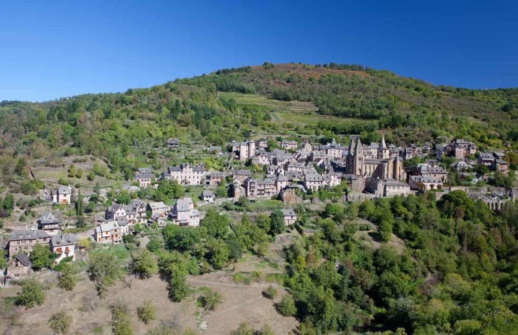 Emplacement de camping à Conques en Aveyron