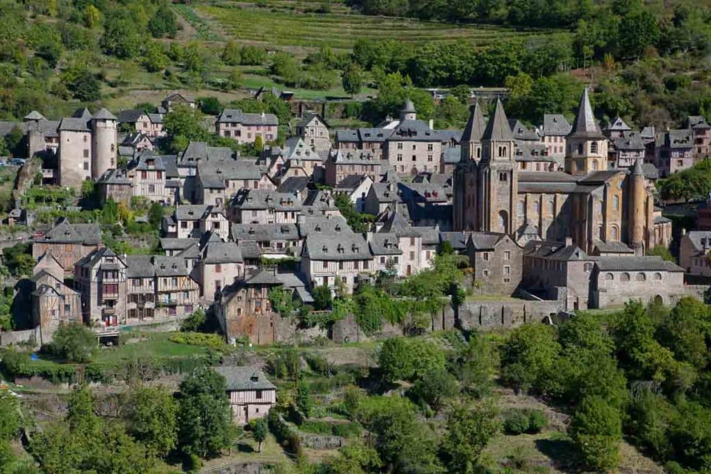 Emplacement de camping à Conques en Aveyron