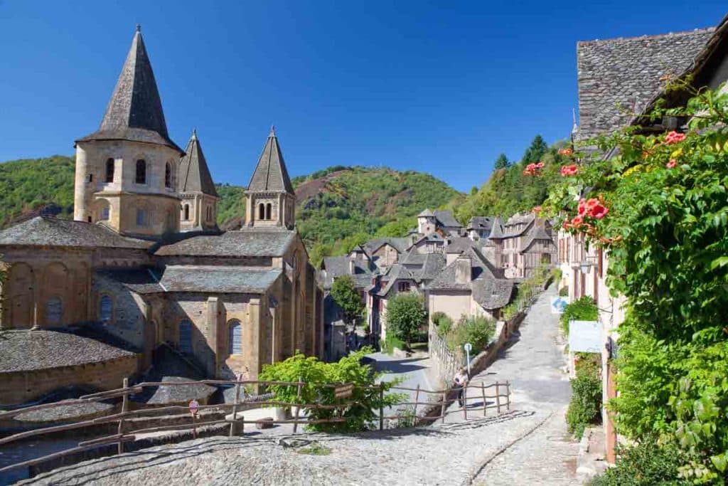 Emplacement de camping à Conques en Aveyron