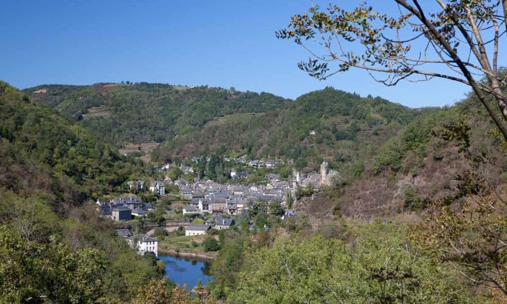 Emplacement de camping à Conques en Aveyron