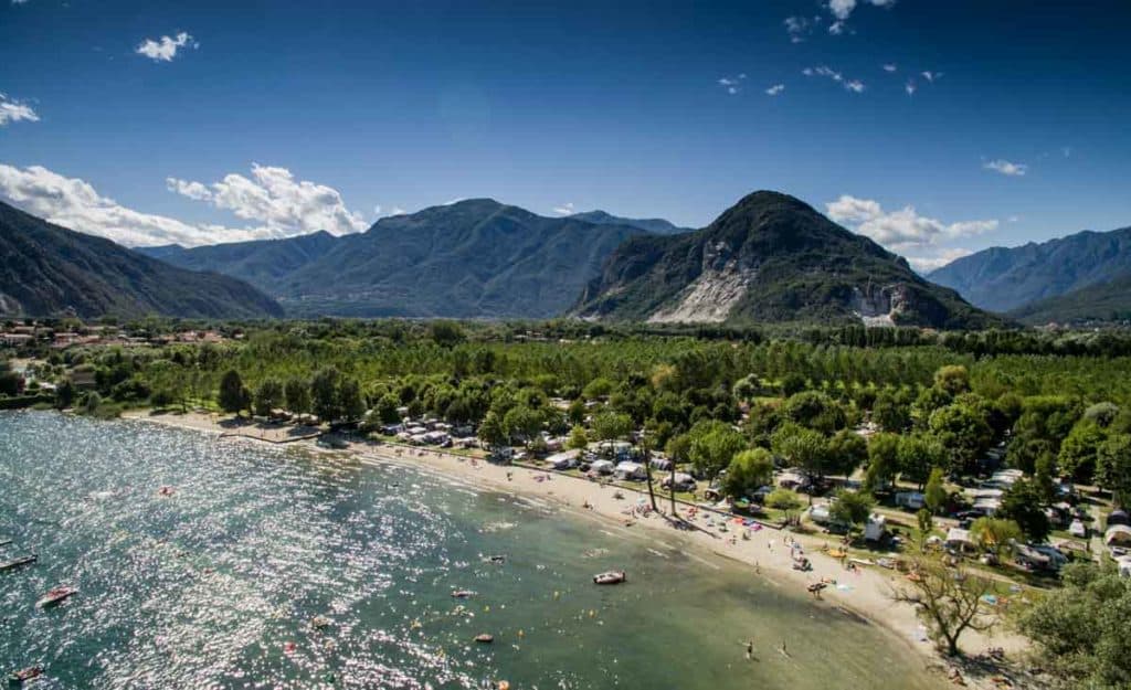 Emplacement de camping Lac Majeur en Italie