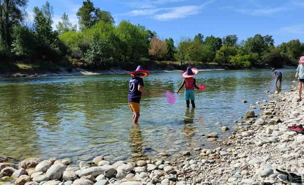 Emplacement de camping dans l'Ain