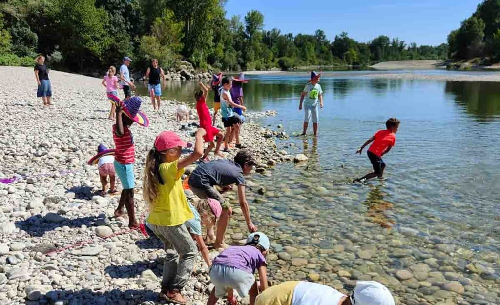 Emplacement de camping dans l'Ain