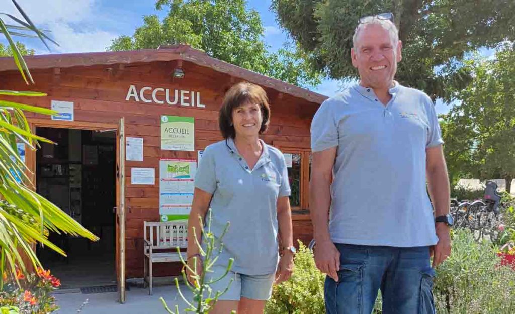 Emplacement de camping dans l'Ain