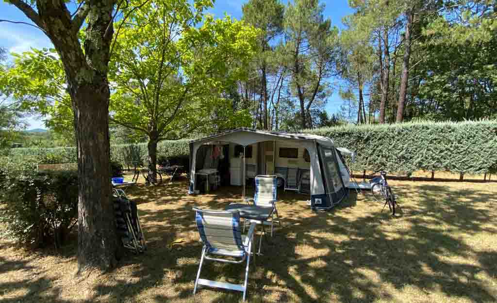 Emplacement de camping en Ardèche