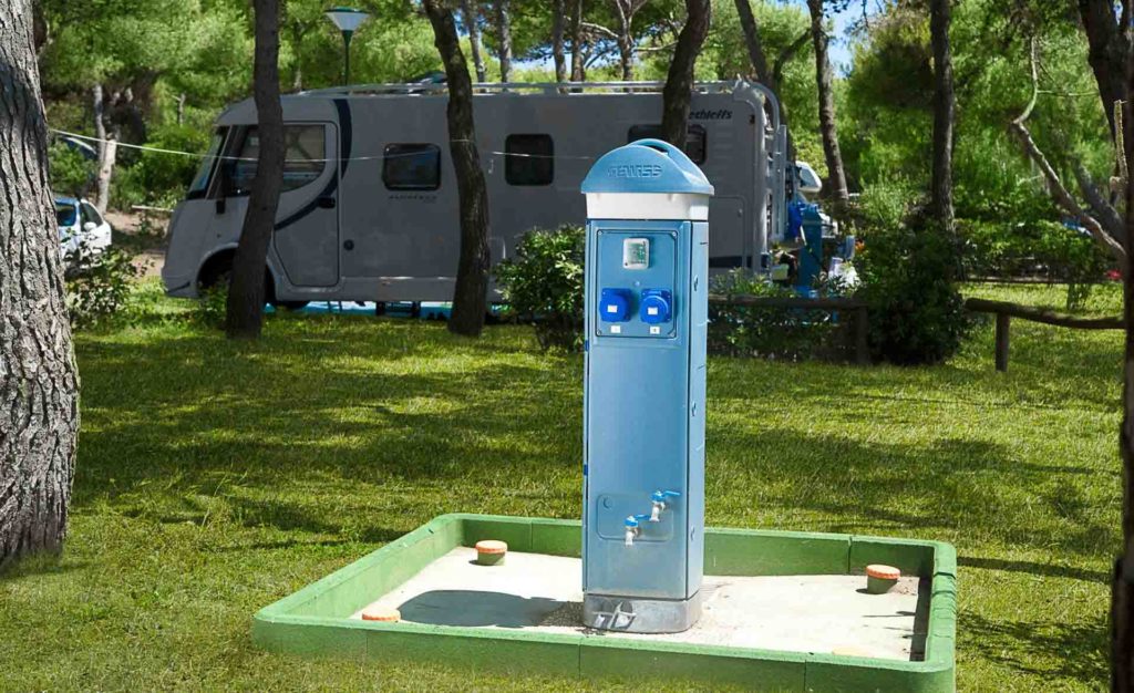 Emplacement de camping en Italie en Campanie