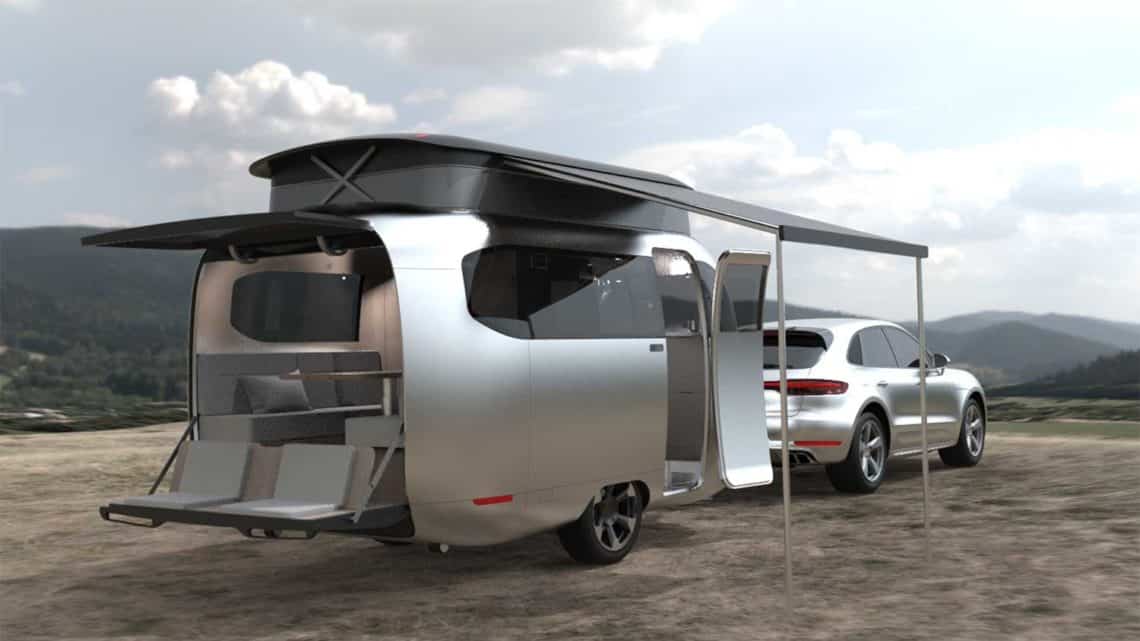 Concept de caravane Airstream - Porsche