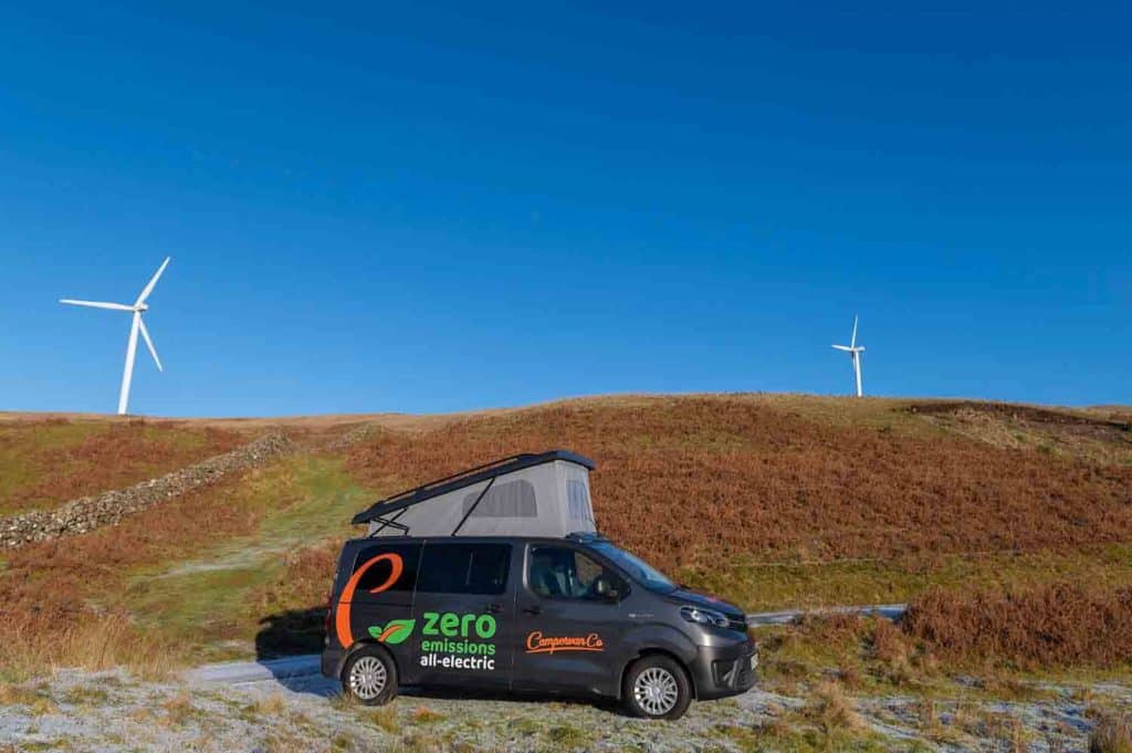 Electric Toyota Proace équipé par Campervan Co.