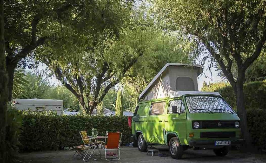 Emplacement de camping à Saint Rémy de Provence