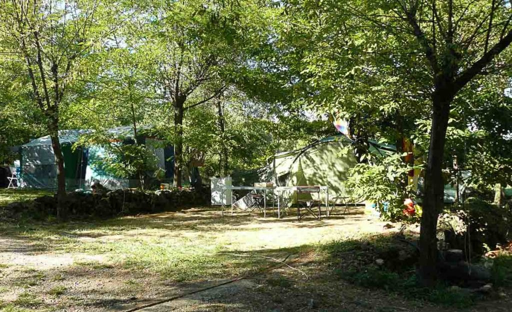 Emplacement de camping à la Ferme en Ardèche