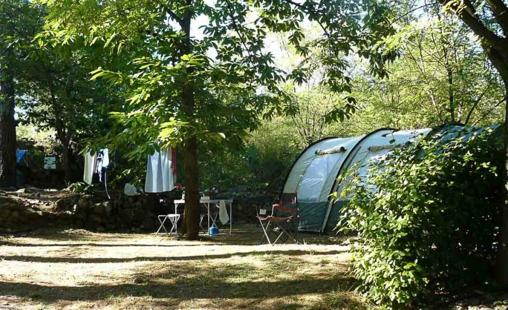 Emplacement de camping à la Ferme en Ardèche