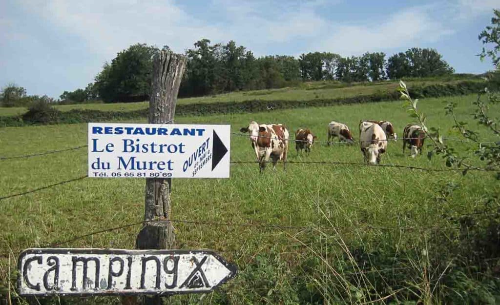 Emplacement de camping Aveyron le Muret