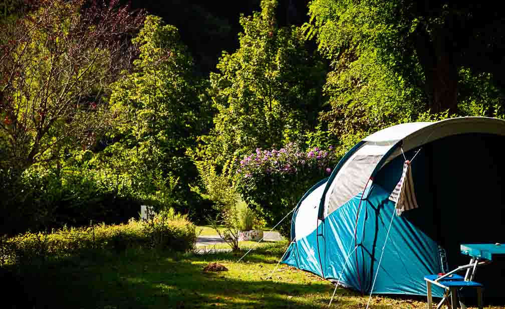 Emplacement de camping en Aveyron à Entraygues