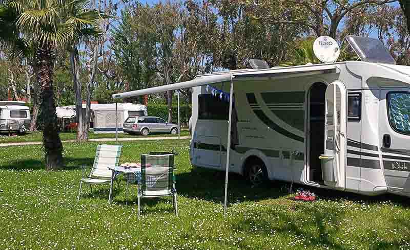 Camping dans les Abruzzes en Italie