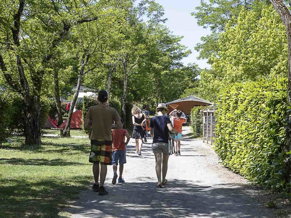 Emplacement de camping en Ardèche à Pradons