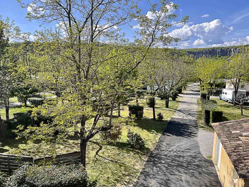 Emplacement de camping en Ardèche à Pradons