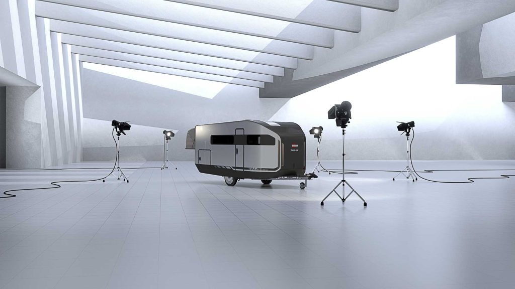 Caravane du futur par Bürstner à Düsseldorf