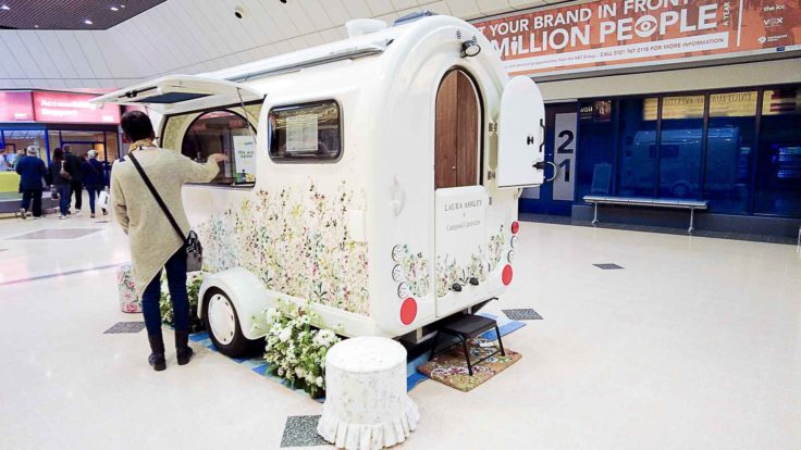 Campod Laura Ashley : une caravane très British